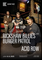 RICKSHAW BILLIE’S BURGER PATROL (USA) + ACID ROW